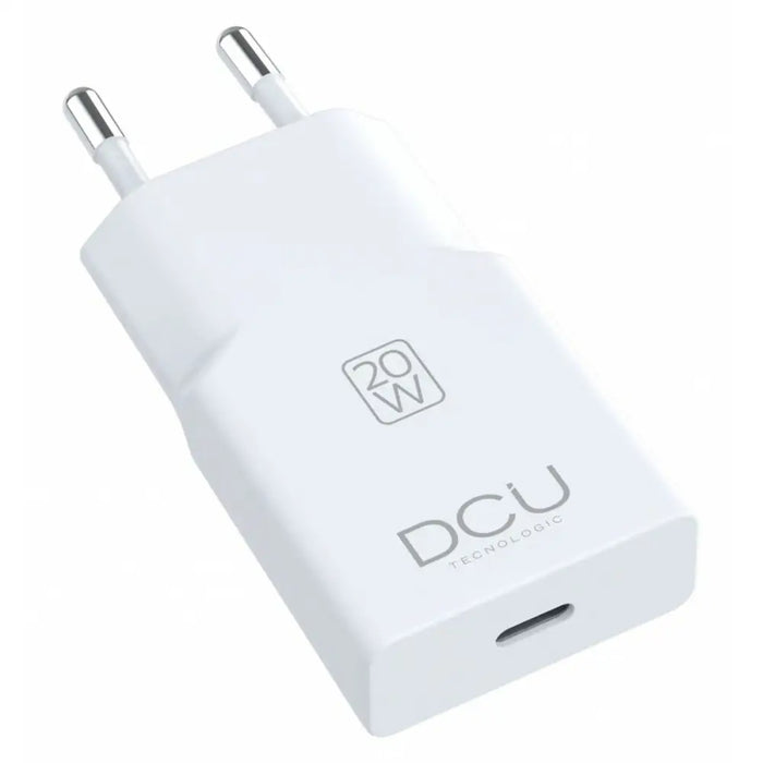 Зарядно за стена DCU DCU 1XUSB C SUPER SLIM 20W Бял 20 W