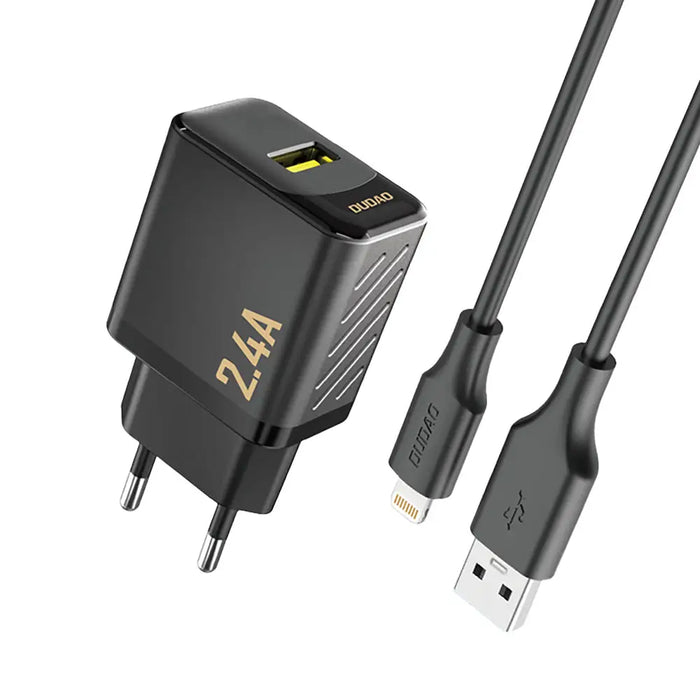 Зарядно за стена Dudao A23LEU 2.4A GaN EU USB-A с USB-A към