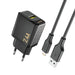 Зарядно за стена Dudao A23LEU 2.4A GaN EU USB-A с USB-A към