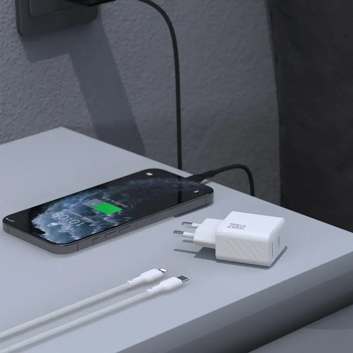 Зарядно за стена Dudao A26LEU PD 20W GaN USB-C с USB-C към