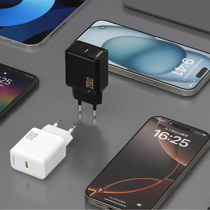 Зарядно за стена Dudao A26LEU PD 20W GaN USB-C с USB-C към