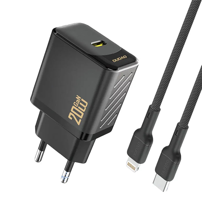 Зарядно за стена Dudao A26LEU PD 20W GaN USB-C с USB-C към