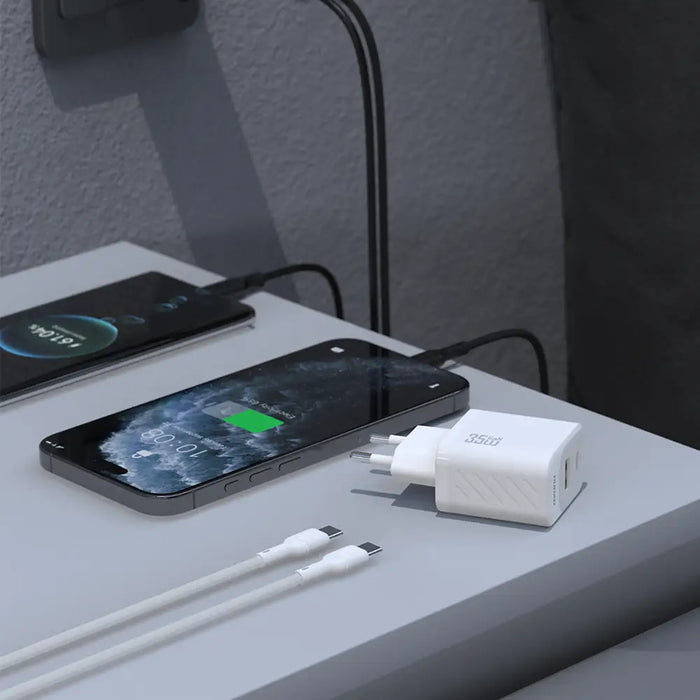 Зарядно за стена Dudao A27MaxCEU PD QC 35W USB-A USB-C