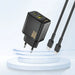 Зарядно за стена Dudao A27TEU PD 30W GaN USB-A USB-C - черно