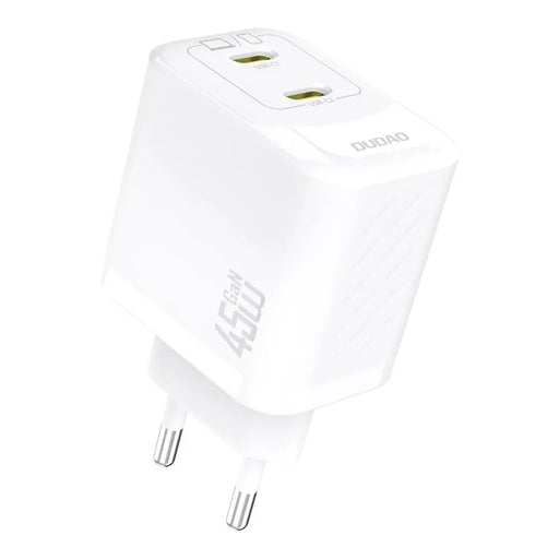 Зарядно за стена Dudao A28PEU PD 45W GaN 2xUSB - бяло