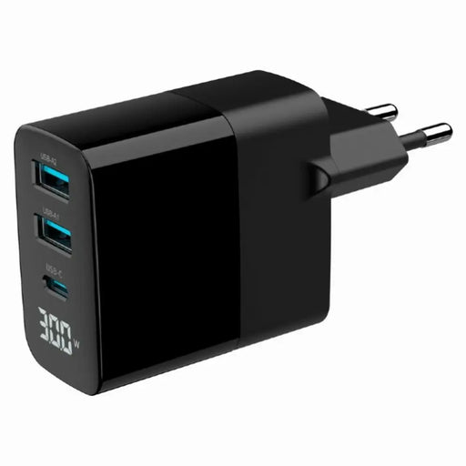 Зарядно за стена GEMBIRD TA-UC-PDQC30LCD-BK-02