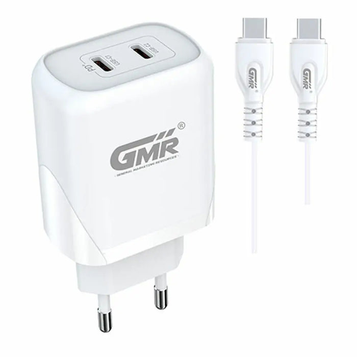 Зарядно за стена Goms 40 W USB-C x 2