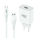 Зарядно за стена + Кабел USB A към USB-C Myway Бял 12 W
