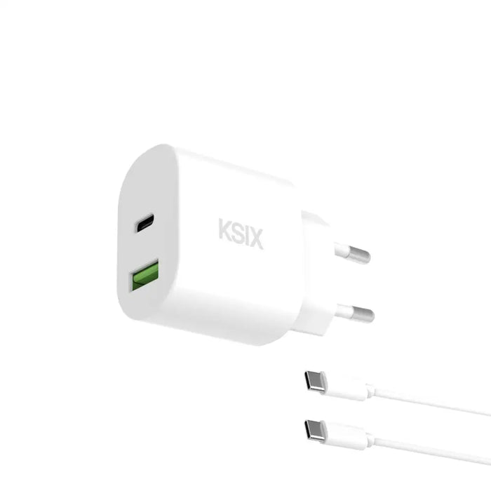 Зарядно за стена KSIX Бял 20 W