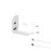 Зарядно за стена KSIX Бял 30 W