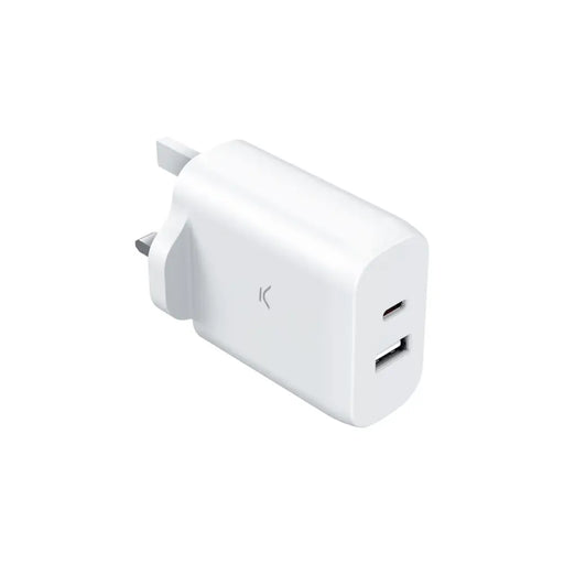 Зарядно за стена KSIX GaN Бял 45 W
