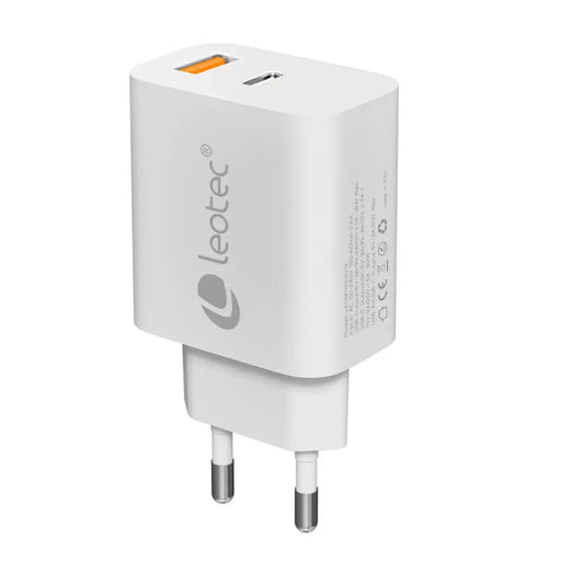 Зарядно за стена LEOTEC LECSPH30W2W 30 W Бял