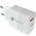 Зарядно за стена LEOTEC LECSPH30W2W 30 W Бял