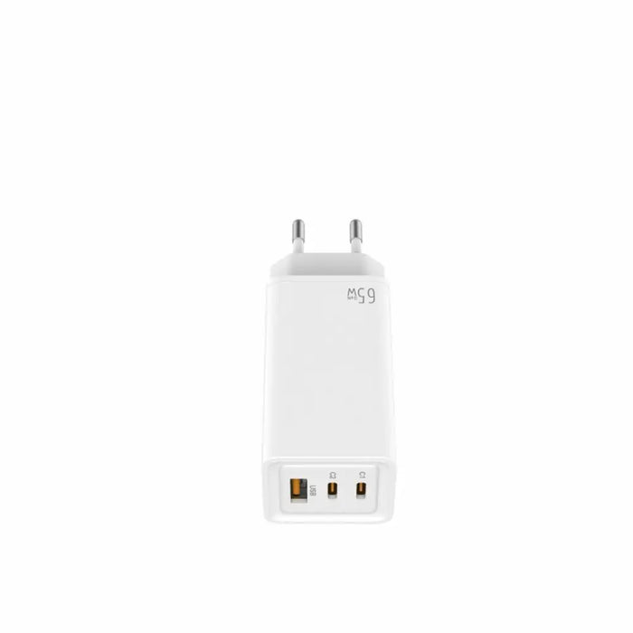 Зарядно за стена LEOTEC LECSPH65W3W 65 W Бял