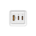 Зарядно за стена LEOTEC LECSPH65W3W 65 W Бял