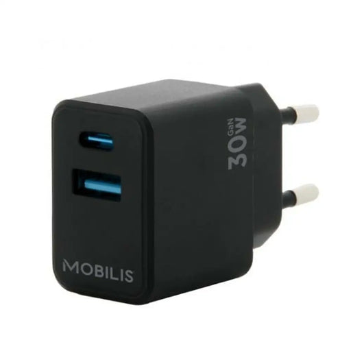 Зарядно за стена Mobilis 001362 Черен 30 W