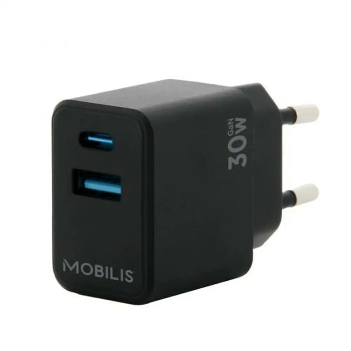 Зарядно за стена Mobilis 001362 Черен 30 W