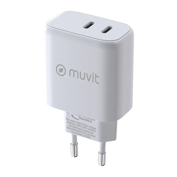 Зарядно за стена Muvit for Change HC-175 Бял 20 W 45 W