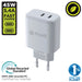 Зарядно за стена Muvit for Change HC-175 Бял 20 W 45 W