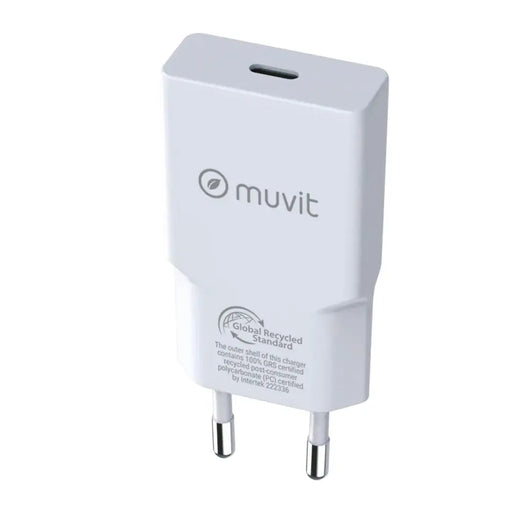 Зарядно за стена Muvit for Change HC-261 Бял
