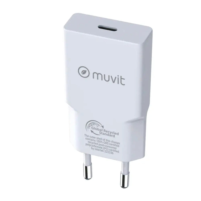 Зарядно за стена Muvit for Change HC-261 Бял