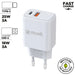 Зарядно за стена Muvit for Change MC-215 Бял 18 W 25 W