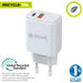 Зарядно за стена Muvit for Change MC-215 Бял 18 W 25 W