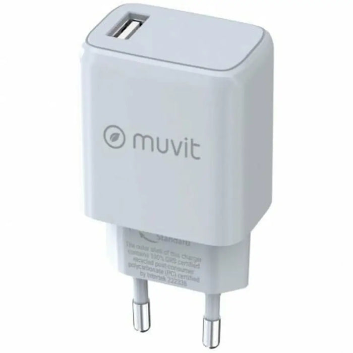 Зарядно за стена Muvit MCACC0002 15 W Бял