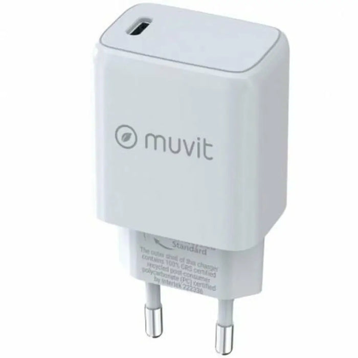 Зарядно за стена Muvit MCACC0014 30 W Бял