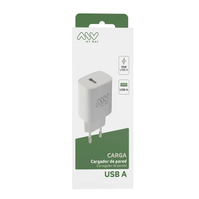 Зарядно за стена Myway Бял 15 W