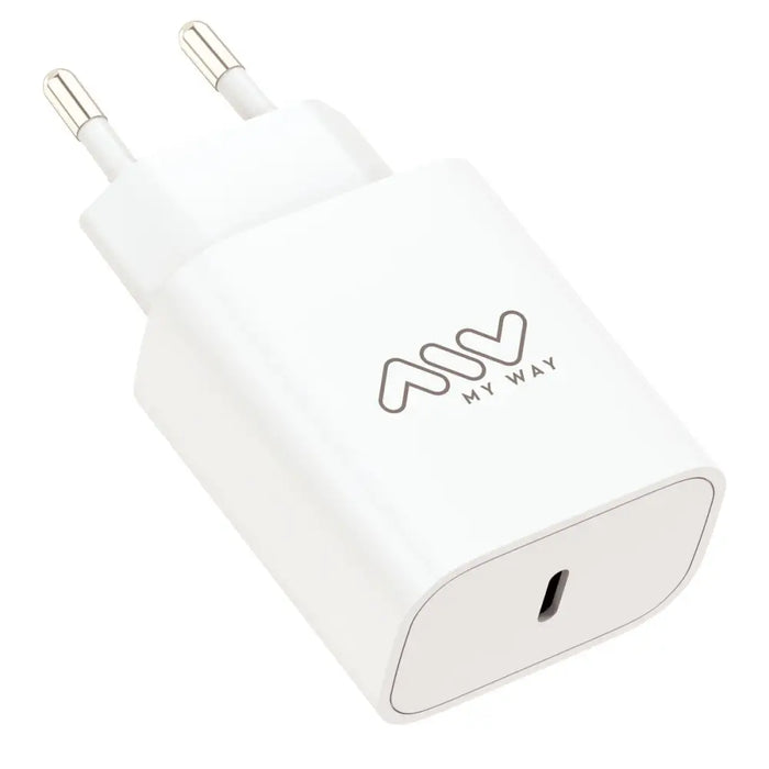 Зарядно за стена Myway Бял 25 W