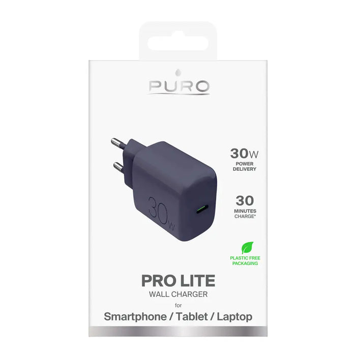 Зарядно за стена Puro ’PRO LITE’ 1xUSB-C 30W