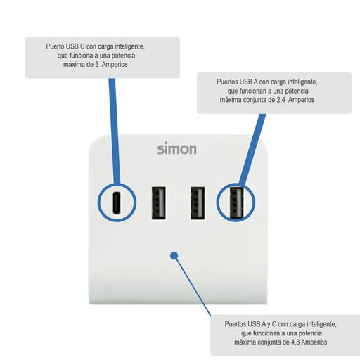 Зарядно за стена Simon