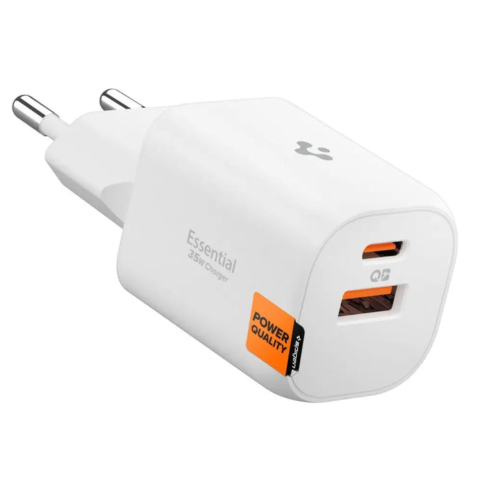 Зарядно за стена Spigen Essential EE352EU USB-C / USB-A 35W