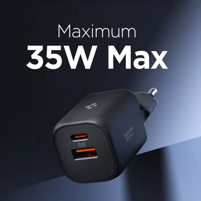 Зарядно за стена Spigen Essential EE352EU USB-C / USB-A 35W