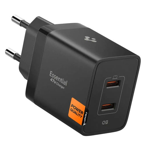 Зарядно за стена Spigen Essential EE472EU с 2 порта USC-C