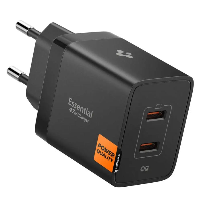Зарядно за стена Spigen Essential EE472EU с 2 порта USC-C