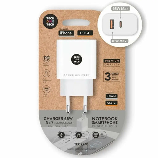 Зарядно за стена Tech One Tech TEC2270 65 W