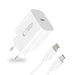 Зарядно за стена Tech-Protect NC20W със 100 см USB-C