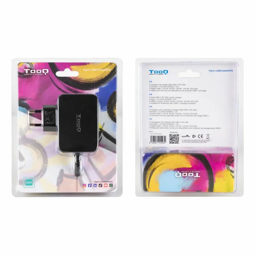 Зарядно за стена TooQ TQLC-USBCGAN45PD Черен 45 W