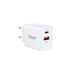 Зарядно за стена TooQ TQWC-2SC04WT 20 W Бял