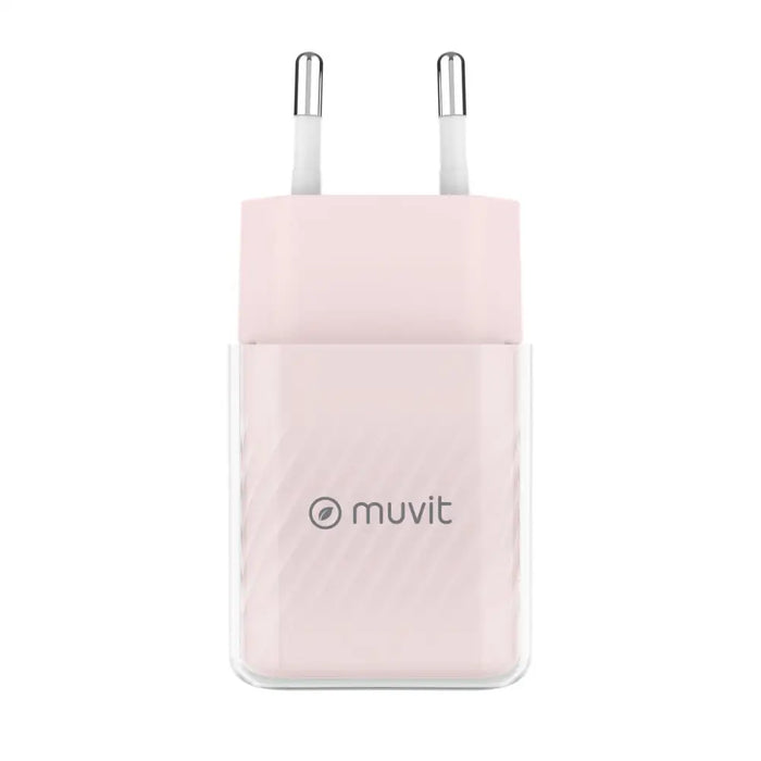 Зарядно за стена + USB-C кабел Muvit for Change Glass GaN