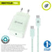 Зарядно за стена + USB-C кабел Muvit for Change Glass GaN