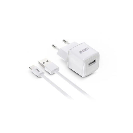 Зарядно за стена + USB-C кабел Urban Factory PSC25UF Бял 12