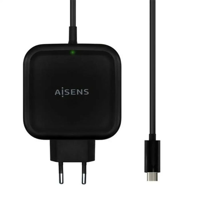 Зарядно за стена + USB кабел C Aisens ASCH-1PD65WL-BK Черен