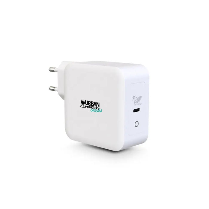 Зарядно за стена + USB кабел C Urban Factory GSC10UF Бял