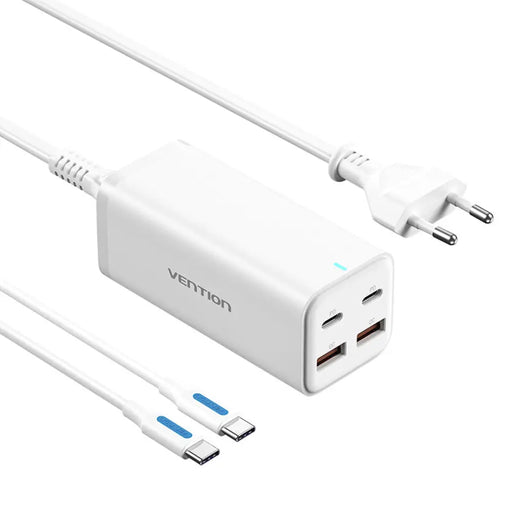 Зарядно за стена Vention FBSWG EU 100 W Бял (1 броя)