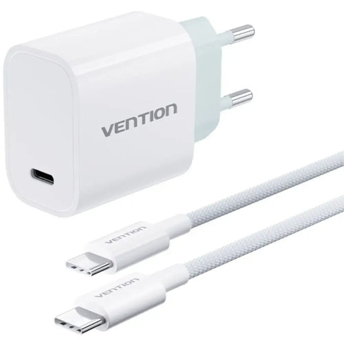 Зарядно за стена Vention G13W0-EU Бял 30 W