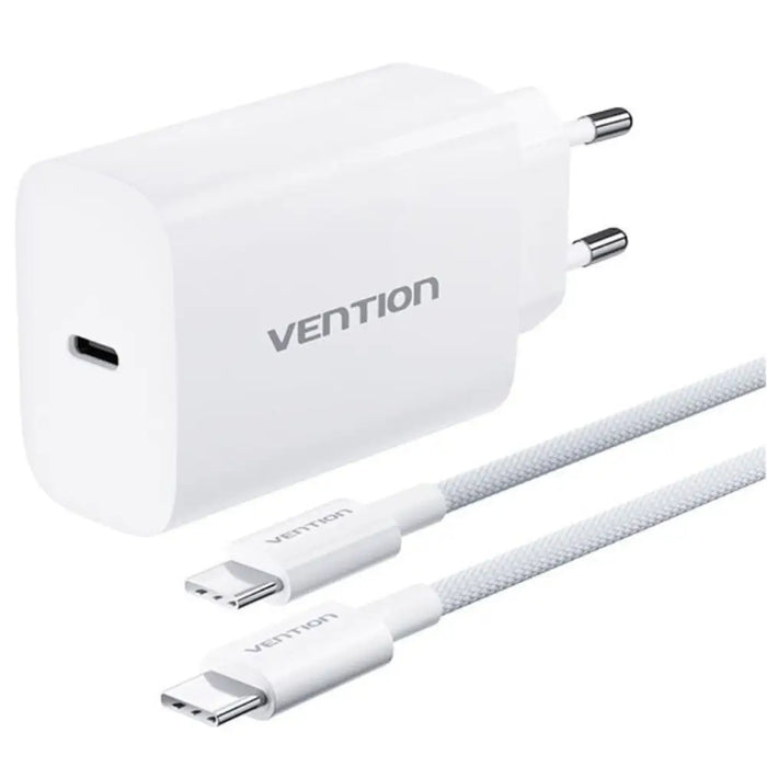 Зарядно за стена Vention G14W0-EU 65 W Черен