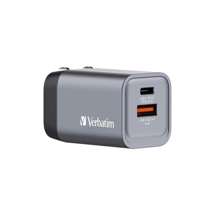 Зарядно за стена Verbatim 32200 35 W Сив Черен/Сив (1 броя)